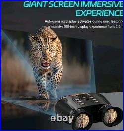 Night Vision Goggles Head Mounted 3D VR Night Vision Binoculars Wide FOV 58°