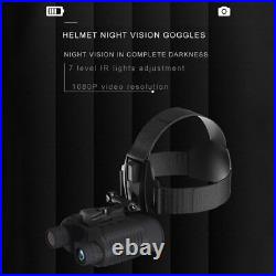 Night Vision Goggles Head Mounted Binoculars 8X Zoom Infrared Outdoor Hunting
