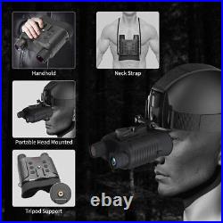 Night Vision Goggles Head Mounted Binoculars Infrared Outdoor Hunting 8X Zoom