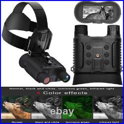 Night Vision Goggles Head Mounted Binoculars Infrared Outdoor Hunting 8X Zoom US