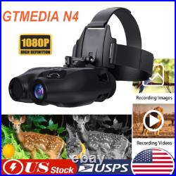 Night Vision Goggles Head Mounted HD Digital Hunting Rechargeable Binoculars New