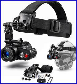 Night Vision Goggles Head-Mounted Infrared 7X Magnification 154 Inch HD Screen