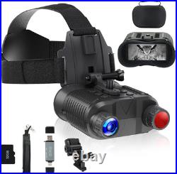 Night Vision Goggles Head Mounted Infrared Rechargeable Digital Binoculars