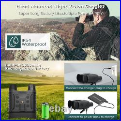 Night Vision Goggles Head Mounted Infrared Rechargeable Digital Binoculars Night Vision Goggles Head Mounted Infrared Rechargeable Digital Binoculars
