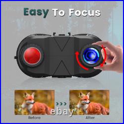 Night Vision Goggles Head Mounted Infrared Rechargeable Digital Binoculars