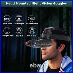 Night Vision Goggles Head Mounted Infrared Rechargeable Digital Binoculars Night Vision Goggles Head Mounted Infrared Rechargeable Digital Binoculars