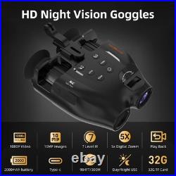 Night Vision Goggles, Head Mounted Night Vision Binoculars, Infrared Goggles
