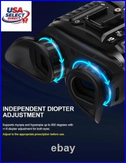 Night Vision Goggles, Head-Mounted Rechargeable Binoculars, 3 Screen Digital In Night Vision Goggles, Head-Mounted Rechargeable Binoculars, 3 Screen Digital In