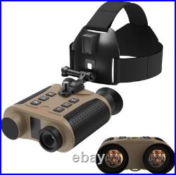Night Vision Goggles Head Mounted for Adults 4K Imaging 8X Digital Zoom 850nm Night Vision Goggles Head Mounted for Adults 4K Imaging 8X Digital Zoom 850nm