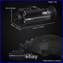 Night Vision Goggles Head or Helmet Mounted Monocular 1080P HD Photo Black Night Vision Goggles Head or Helmet Mounted Monocular 1080P HD Photo Black