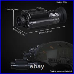 Night Vision Goggles Head or Helmet Mounted Monocular 1080P HD Photo and Vi