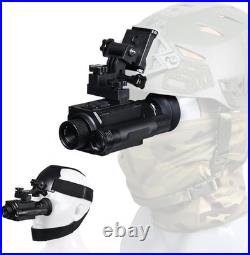 Night Vision Goggles Head or Helmet Mounted Monocular 1080P HD Photo and Video