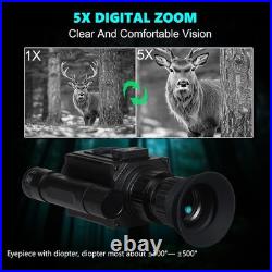 Night Vision Goggles Head or Helmet Mounted Monocular 1080P HD Photo and Video