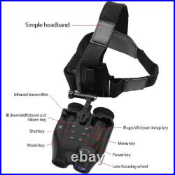 Night Vision Goggles Helmet & Head Mounted Binoculars Digital Infrared Goggles