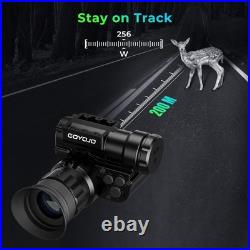 Night Vision Goggles Helmet-Mounted Monocular 1080P HD NVG with 6X Zoom & A