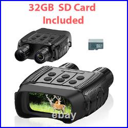 Night Vision Goggles Infrared Binoculars LED Image Video Card Recording Hunting