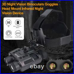 Night Vision Goggles Infrared Digital Binoculars 4X Zoom IR 850nm For Hunting US