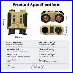 Night Vision Goggles Infrared Digital Binoculars For Total Darkness Surveillance