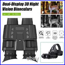 Night Vision Goggles Infrared Technology Hunting Binocular 3D Digital 850nm 128G