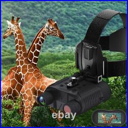 Night Vision Goggles Infrared Technology Hunting Binocular 3D Digital 850nm 128G