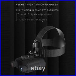 Night Vision Goggles Military Head Mount Binoculars Infrared Tactical Hunting US