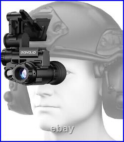 Night Vision Goggles Monocular, Head-Mounted Infrared NVG, 1080P HD 6X Zoom