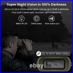 Night Vision Goggles, Night Vision Binoculars 1080P Viewing 984Ft in 100% Darkne