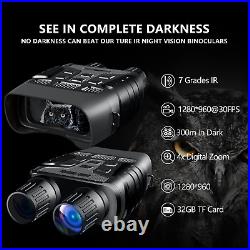 Night Vision Goggles Night Vision Binoculars, 984Ft Long Distance, 960P Digital