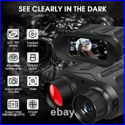 Night Vision Goggles, Night Vision Binoculars for Adults, Infrared black