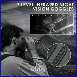 Night Vision Goggles, Night Vision Binoculars for Adults, Infrared black