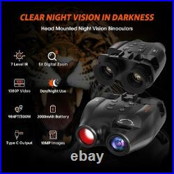 Night Vision Goggles, Night Vision Binoculars for Adults, USB Rechargeable Ni Night Vision Goggles, Night Vision Binoculars for Adults, USB Rechargeable Ni