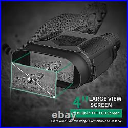 Night Vision Goggles, Night Vision Binoculars with 1300ft Viewing Range, 32GB TF