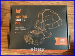Night Vision Goggles Nightfox Swift 2 Pro Head or Helmet Mounted, Used Once