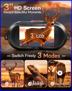Night Vision Goggles Smart APP 4K Night Vision Binoculars, 10000Mah Battery, 1