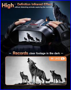 Night Vision Goggles Smart APP 4K Night Vision Binoculars, 10000Mah Battery, 1