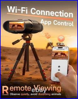 Night Vision Goggles Smart APP 4K Night Vision Binoculars, 10000mAh Battery