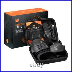 Night Vision Goggles Swift 2 Pro NVG Goggles, Head or Helmet Mounted, Wide