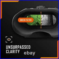 Night Vision Goggles Swift 2 Pro NVG Goggles, Head or Helmet Mounted, Wide