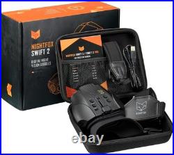 Night Vision Goggles Swift 2 Pro NVG Goggles, Head or Helmet Mounted, Wide