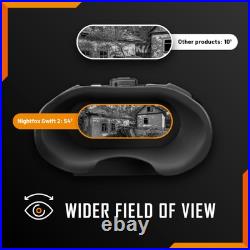 Night Vision Goggles Swift 2 Pro NVG Goggles, Head or Helmet Mounted, Wide