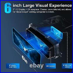 Night Vision Goggles, True 4K, Focusable IR, 6'', Free 64 Gb Card Video + Photo