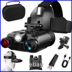 Night Vision Goggles, Upgraded Rechargeable Head-Mounted Night Vision Binocul