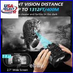 Night Vision Goggles, Upgraded Rechargeable Head-Mounted Night Vision Binoculars
