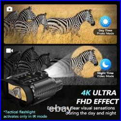 Night Vision Goggles, Upgraded Rechargeable Head-Mounted Night Vision Binoculars