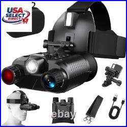 Night Vision Goggles, Upgraded Rechargeable Head-Mounted Night Vision Binoculars