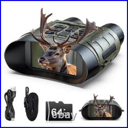 Night Vision Goggles for Adults, 112 MP 4K Night Vision Binoculars 12X Zoom &