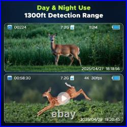 Night Vision Goggles for Adults, 112 MP 4K Night Vision Binoculars 12X Zoom &