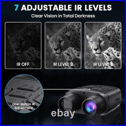 Night Vision Goggles for Adults, 4K Night Vision Binoculars with 5000mAh