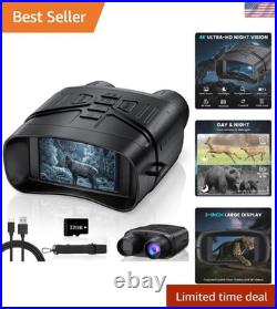 Night Vision Goggles for Adults, 4K Night Vision Binoculars with 5000mAh Rech