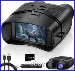 Night Vision Goggles for Adults, 4K Night Vision Binoculars with 5000mAh Rech